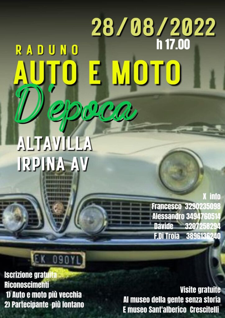 RADUNO AUTO E MOTO D'EPOCA autoraduni.it la guida dei raduni auto su