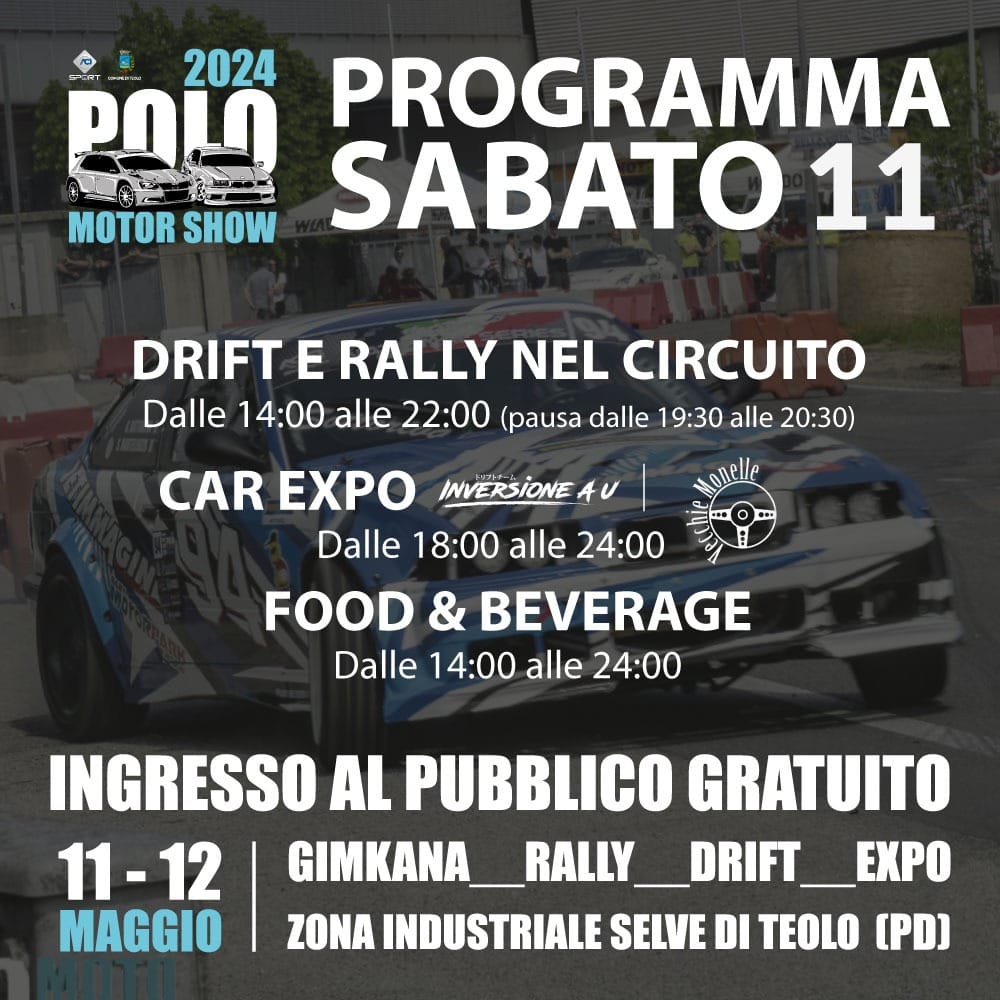 POLO MOTOR SHOW 2024 autoraduni.it la guida dei raduni auto su 4